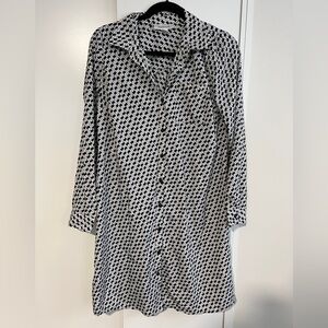 Motherhood black and white dress size S